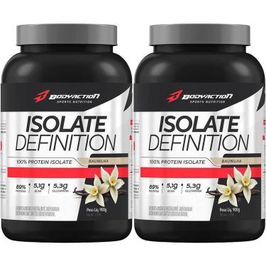 Imagem de Kit 2X Whey Isolate Definition - 900g Baunilha - BodyAction-Masculino