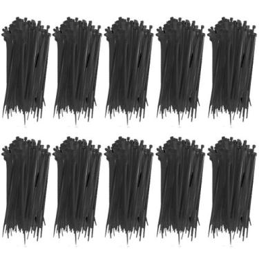 Imagem de Kit 1000 abracadeira nylon 2,5 x 100 pt cj100 954 vonder