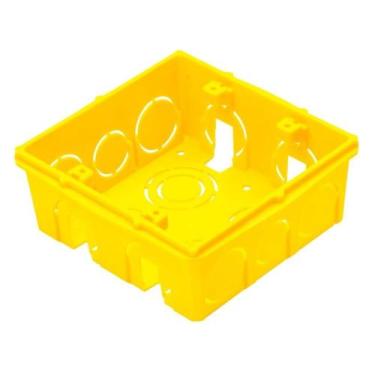 Imagem de Caixa Embutir 4X4 Amarelo Tramontina