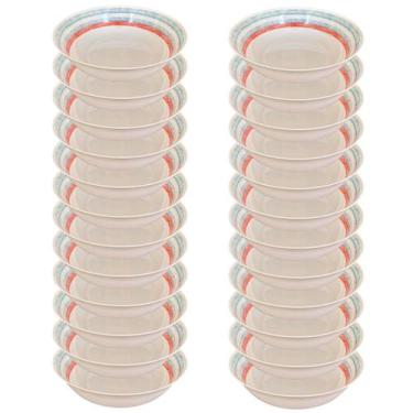 Imagem de 24 Tigelas Bowl Saladeira Redonda Funda Melamina Cozinha 850ml - Fx