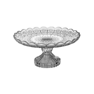 Imagem de Prato De Bolo Bohemia Vidro 30x14 cm Wincy Casa
