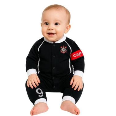 Imagem de Macacão Bebê Corinthians Capitão Oficial, M