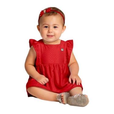 Imagem de Vestido menina festa vermelho Brandili, Vermelho, G