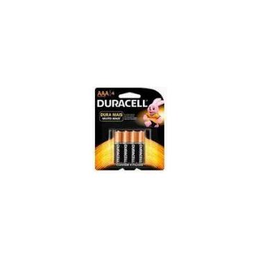 Imagem de Pilha pequena aaa blister com 4 unidades - duracell