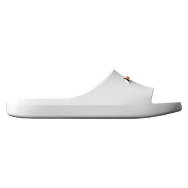 Imagem de Chinelo Masculino Drip Slide Branco Laranja Rider 11983-AV746, 40