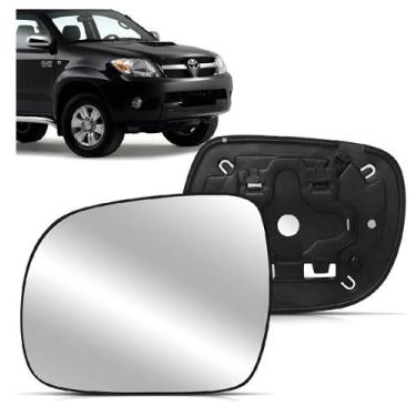 Imagem de Lente Base Espelho Retrovisor Hilux SW4 2006 A 2015 Direito - Gcompone