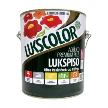 Imagem de Tinta Acrílica Fosca Lukscolor Piso Lukspiso 3,6L (Azul Piso)