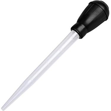 Imagem de Cortador manual de água para aquário de peixes, conta-gotas de pipeta de limpeza de aquário de 30 ml, removedor de resíduos de limpeza de tanque de peixes, canudo de limpeza de cascalho de aquário (30 ml preto)