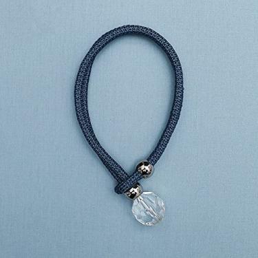 Imagem de 1 peça de cristal frisado cortina de borla tieback quarto acessórios suportes de cortinas fivela corda decoração para casa cordão cortina atadura, C, 1 peça