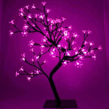 Imagem de Luminária Árvore Flor De Cerejeira 60 Leds Abajur Wincy
