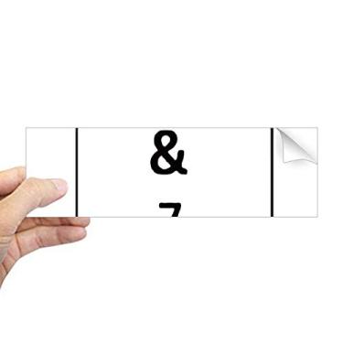 Imagem de DIYthinker Adesivo retangular com símbolo de teclado 7 para notebook, janela