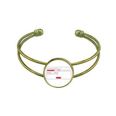 Imagem de Programmer - Faça o download do seu amor, bracelete retrô aberto