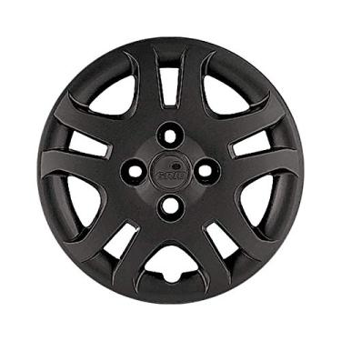Imagem de Calota Aro Grid 14 Ford Modelo Fiesta Hatch/ Sedan 11/13 Preto Fosco Cubo Baixo Fixacao Parafuso Grid 026Cbpofu.