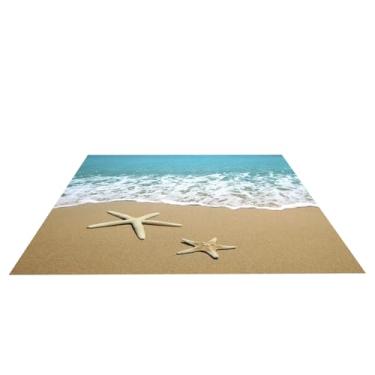 Imagem de Tapete De Festa Em Lona Praia Verão 1,50 x 2,00m (Praia TPRA0003, 4,0 x 3,0m)