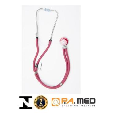 Imagem de Estetoscópio Duplo Rappaport P.a.Med  Garantia De 2 Anos - Pa. Med,  V