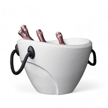 Imagem de Champanheira Balde de Gelo Para 4 Garrafas 13L Com Alça Parede Dupla