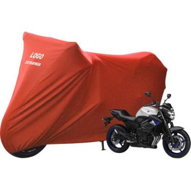 Imagem de Capa Tecido Helanca Lycra Moto Yamaha XJ6 N Sob Medida - Mz, Vermelha