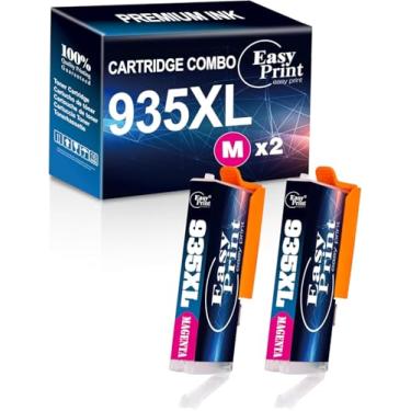 Imagem de Cartucho de tinta de substituição EASYPRINT 934 935 compatível com HP 934XL 935XL, pacote combo compatível com HP Officejet Pro 6830 6230 6835 6812 6815 6820 6220 6800 (2 magentas)