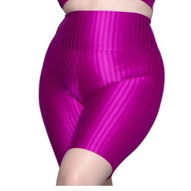 Imagem de Bermuda Plus Size de Academia New Zig 3D Vekyo Cós Alto Fitness Cor:;Tamanho:50;Gênero:Feminino-Feminino