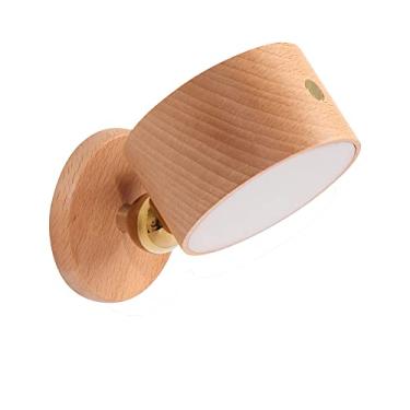 Imagem de Generic Luminárias De Leitura Led Parede, Arandela Sem Fio Com Porta Carregamento Usb, Bateria Recarregável, Rotação 360°, Esfera Magnética, Controle Toque Regulável, Lâmpadas Para Estudo Infantil,