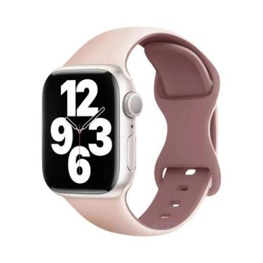 Imagem de Pulseira De Silicone De 45mm 44mm 40mm 41mm 49mm 38mm 42mm Para Apple 