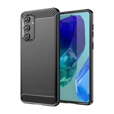 Imagem de Aikcks Capa para celular Samsung Galaxy M55 5G, à prova de choque, resistente a arranhões, TPU macio, capa para Galaxy M55 5G (preto)