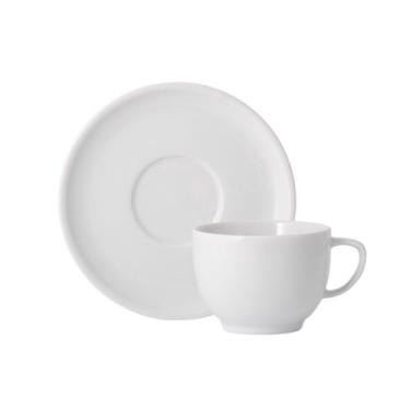 Imagem de Xicara Chá 200ml Com Pires Porcelana Schmidt - Mod. OCA 203, 0000, 20