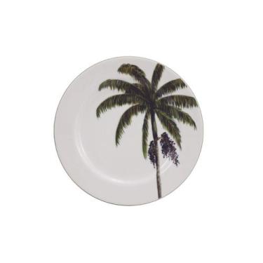 Imagem de Prato Sobremesa 19cm Porcelana Schmidt - Dec. Palmeiras 2258, 2258, 19