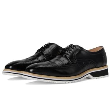 Imagem de STACY ADAMS Sapato Oxford masculino Beaumont com cadarço, Preto, 46