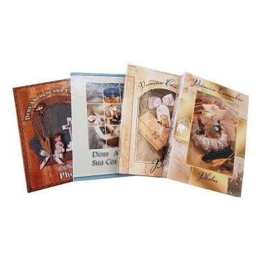 Imagem de 4 Albuns Para Primeira Comunhão 15X21/ 40 Fotos = 160Fotos