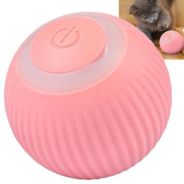 Imagem de Bola Inteligente Giratoria Gato Felino Pet USB Bateria Recarregavel Br