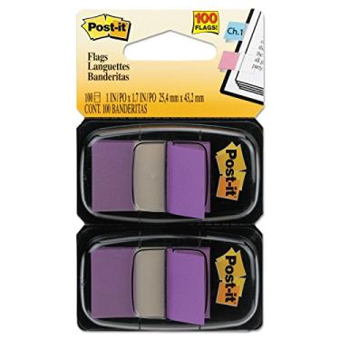 Imagem de Post-it Post-It 680Pu2 Post-It Flags 1 Polegada X1-3/4-Inch 100/Pk Roxo