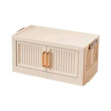 Imagem de Armário De Armazenamento Plástico Dobrável Para Roupas E Lanches De Be