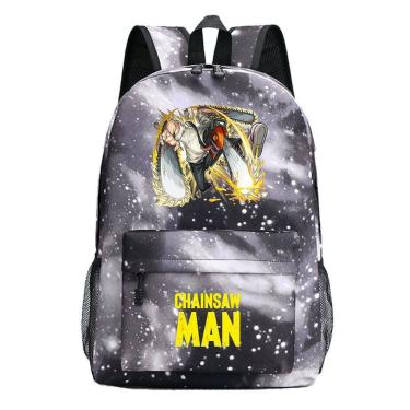 Imagem de Mochila escolar Anime Schoolbag Chainserras para crianças