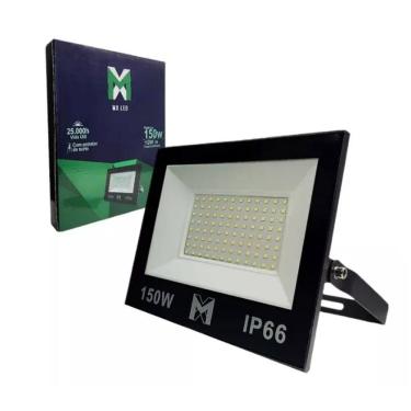 Imagem de Kit 10 Refletor Led 150w Holofote Prova D`água Frio (6500k) Mx-1526