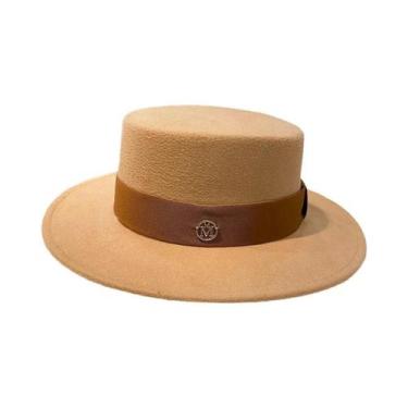 Imagem de Chapéus Fedora Elegantes Femininos Com Laço, Chapéus Panamá Para Vesti