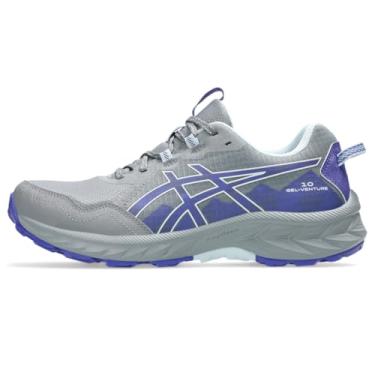 Imagem de ASICS Tênis de corrida feminino Gel-Venture 10, Cascalho/violeta azul, 9.5 Wide