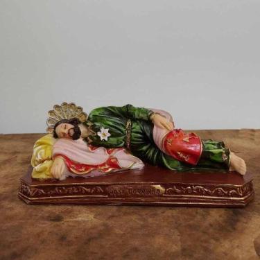 Imagem de Imagem de São José Dormindo em Resina - 20 cm - Lojinha Uai