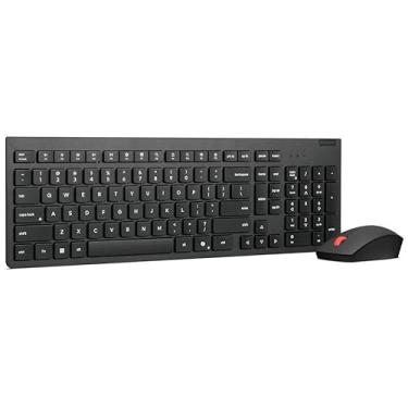 Imagem de Teclado e mouse sem fio Lenovo Essential Português (Brasil) (pilhas não inclusas) - 4X31R64458