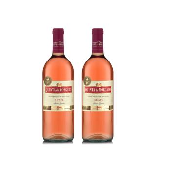 Imagem de Kit Vinho Quinta do Morgado Rosado Suave 750ml 2 unidades