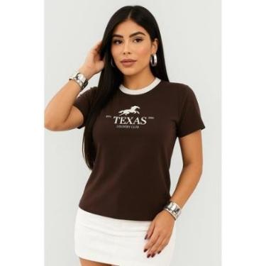 Imagem de Tshirt D Bell Outlet Fashion Texas Club-Feminino