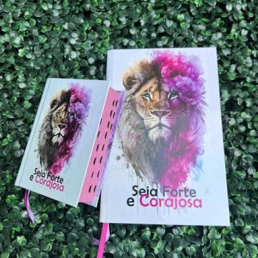 Imagem de Kit de Bíblias Sagradas Femininas Mãe e Filha Seja Forte e Corajosa Ve