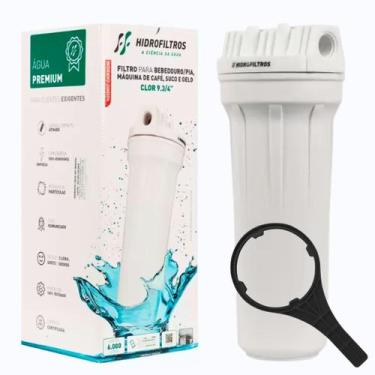 Imagem de Filtro Purificador de Agua Declorador Pou para Bebedouro e Pia 9.3/4" 