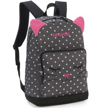 Imagem de Mochila Luxcel Up4You Gatinha 46671, Único, Preto