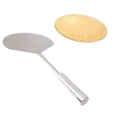 Imagem de Pá Pizza Inox 30cm Pedra Refratária 30cm Forno Churrasqueira