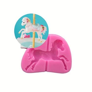 Imagem de Confeitaria dos moldes, F633 MOLDE DE SILICONE CARROSSEL CONFEITARIA ARTESANATO