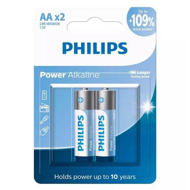 Imagem de Pilha Alcalina Aa Philips Lr6P2B/59 Com 2Un