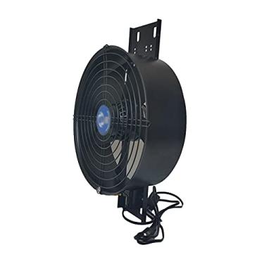 Imagem de Fã exausto Ventilador de ventilação de cozinha poderosa ventilador externo Fan de fluxo axial 8 "10" 12 "fã de exaustão industrial domiciliar com tampa de malha, cabo de plugue de potência de 1.8m Ven