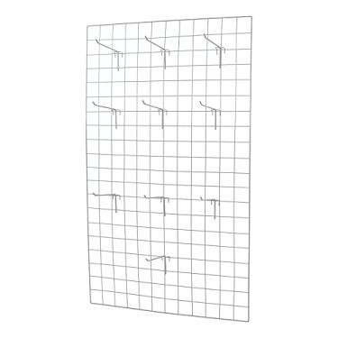 Imagem de Kit Tela Memory Board 60x80cm + 10 Ganchos 15cm