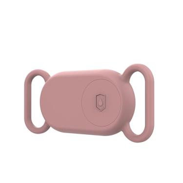 Imagem de HIDAHE Suporte de coleira de cachorro para Galaxy Smart Tag 2, capa de silicone para animais de estimação, acessório de capa protetora para Samsung Galaxy Smart tag 2, rosa 02